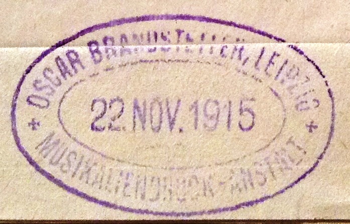 Facsimile of the purple Brandstetter date stamp stamp