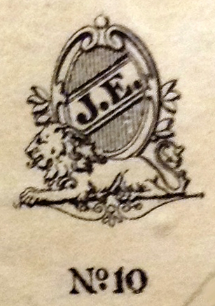 Colour facsimile (enlarged) of the trade mark of Josef Eberle's second printing company (from 1898 onwards)