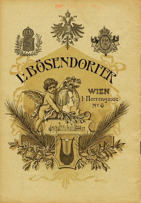 colour facsimile of the rear cover of the concert programme